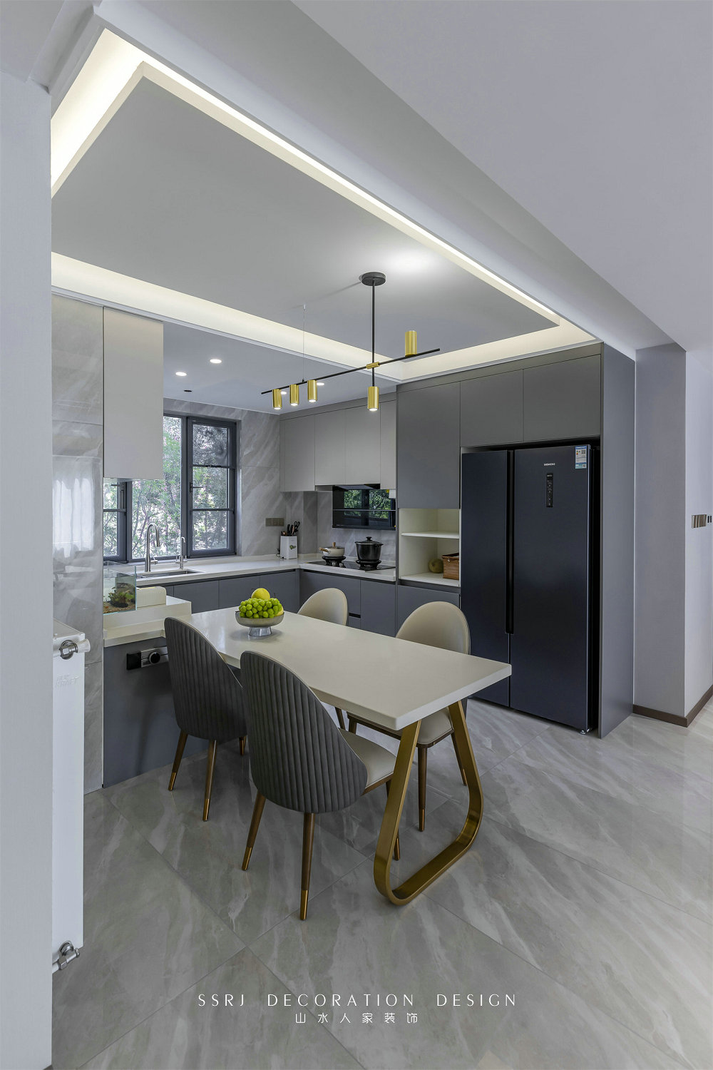 洺悅御府現代風格實景裝修效果圖