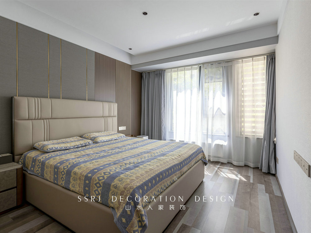 洺悅御府現代風格實景裝修效果圖