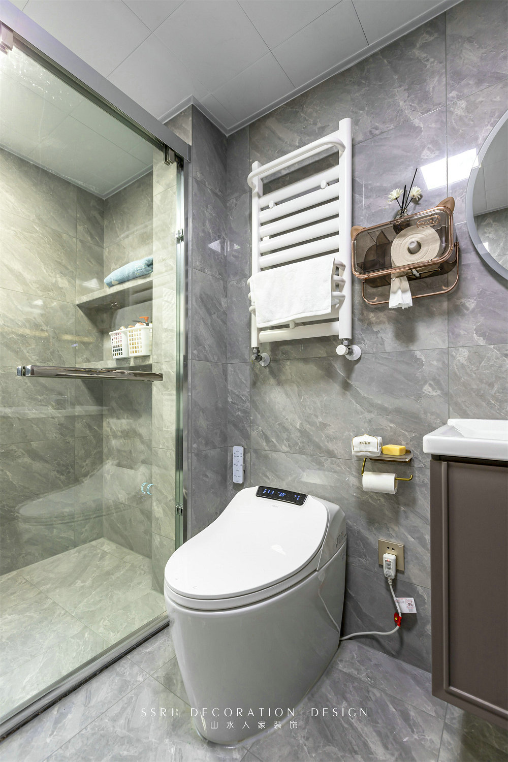 洺悅御府現代風格實景裝修效果圖