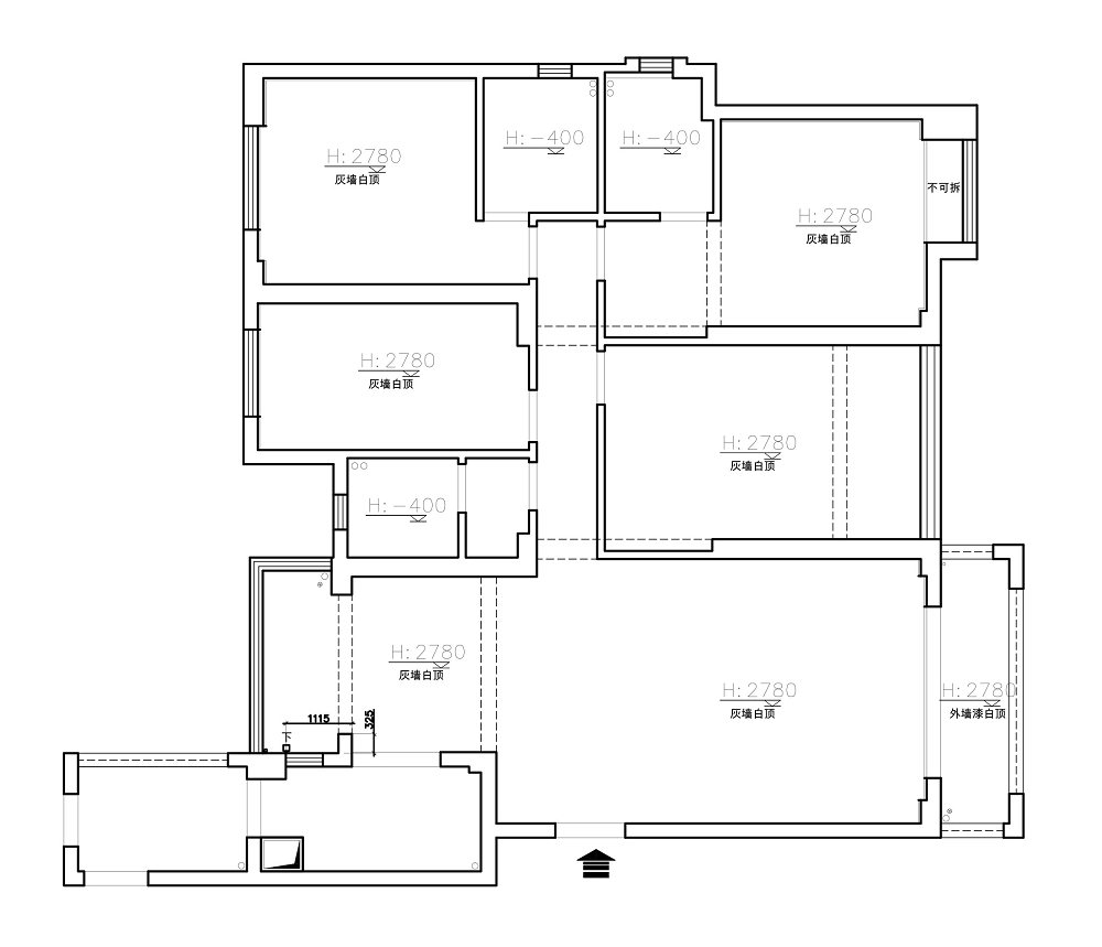 湖畔新居現代風格實景裝修效果圖