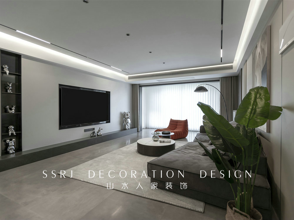 湖畔新居現代風格實景裝修效果圖