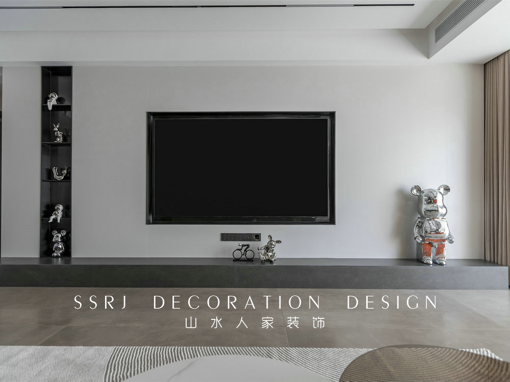 湖畔新居現代風格實景裝修效果圖