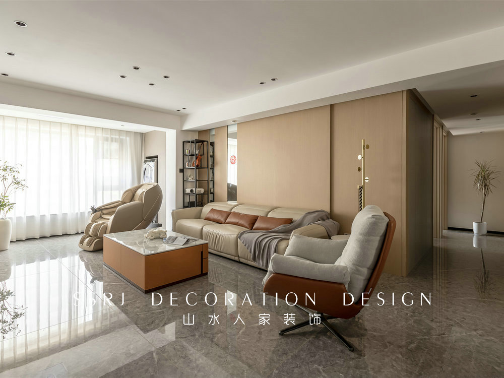 正榮紫闕臺現代簡約風格實景裝修效果圖