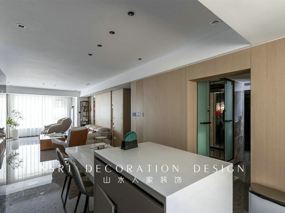 正榮紫闕臺現代簡約風格實景裝修效果圖