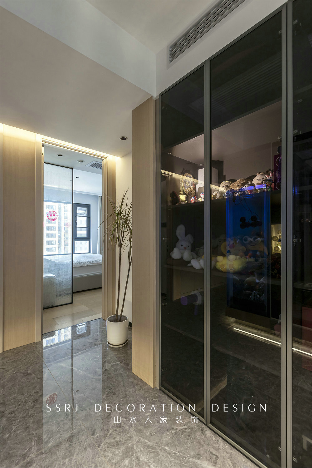 正榮紫闕臺現代簡約風格實景裝修效果圖