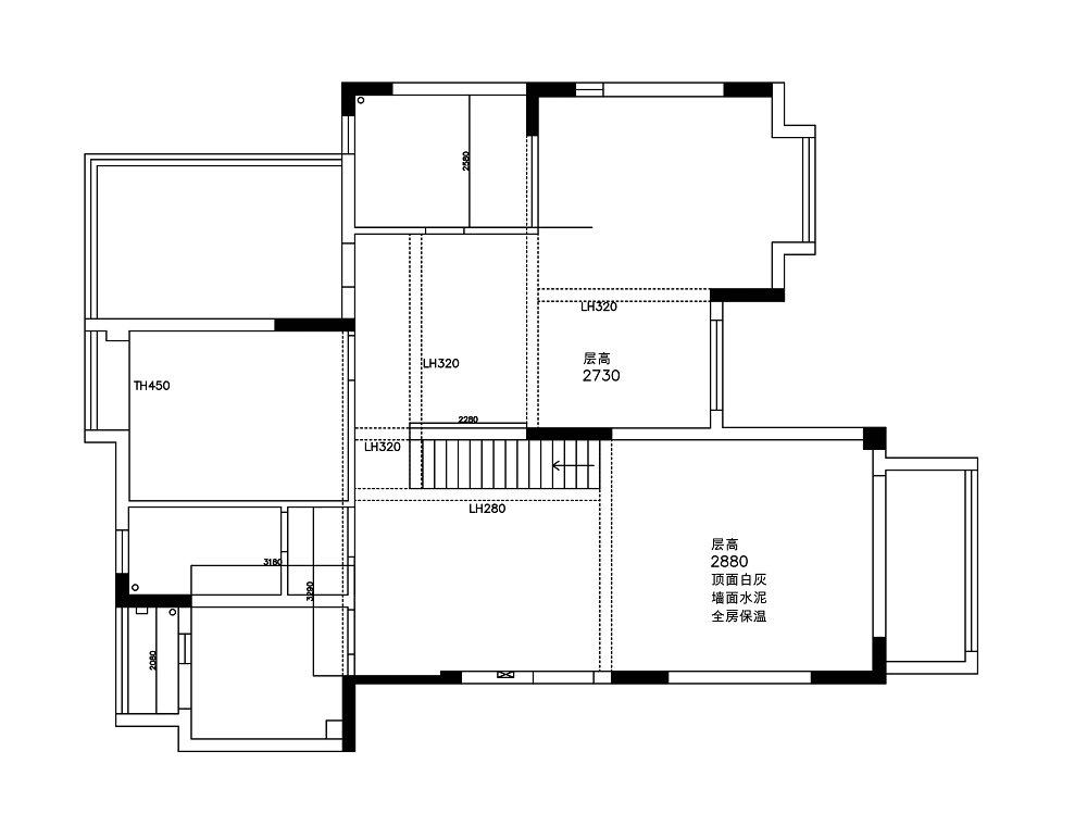 海倫小鎮復古美式風格實景裝修效果圖