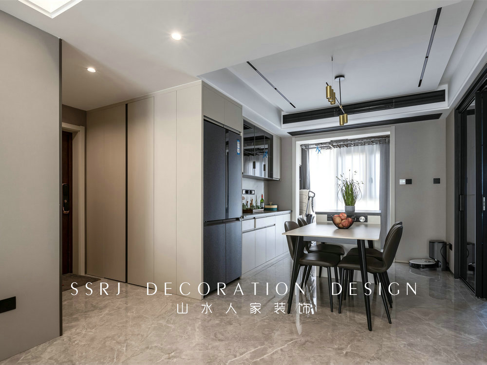 中建鉑公館現代風格實景裝修效果圖