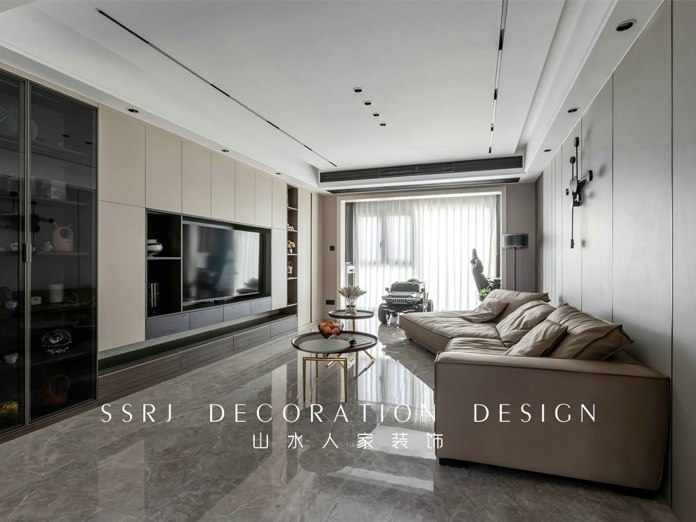 中建鉑公館現代風格實景裝修效果圖