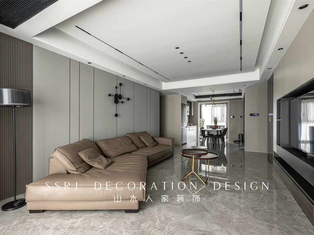 中建鉑公館現代風格實景裝修效果圖