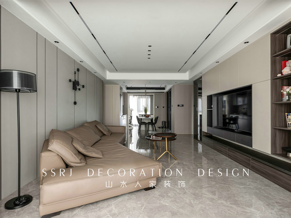 中建鉑公館現代風格實景裝修效果圖