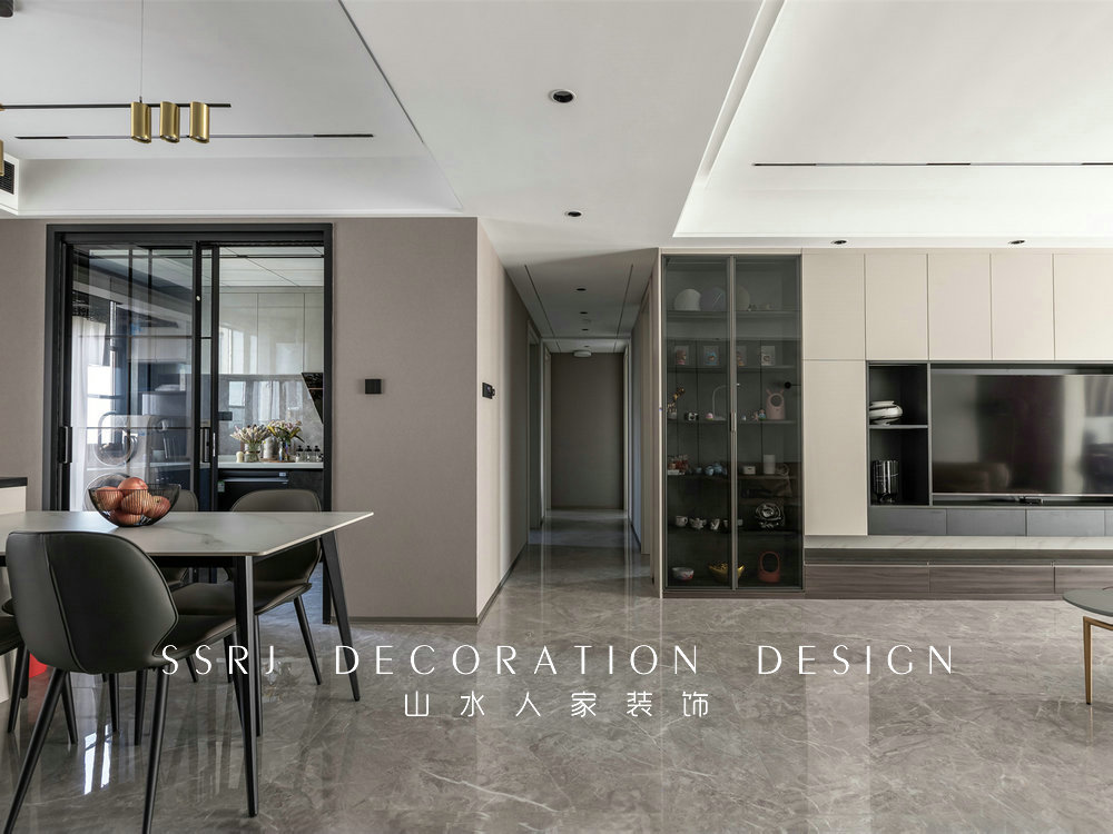 中建鉑公館現代風格實景裝修效果圖