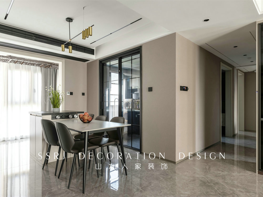 中建鉑公館現代風格實景裝修效果圖