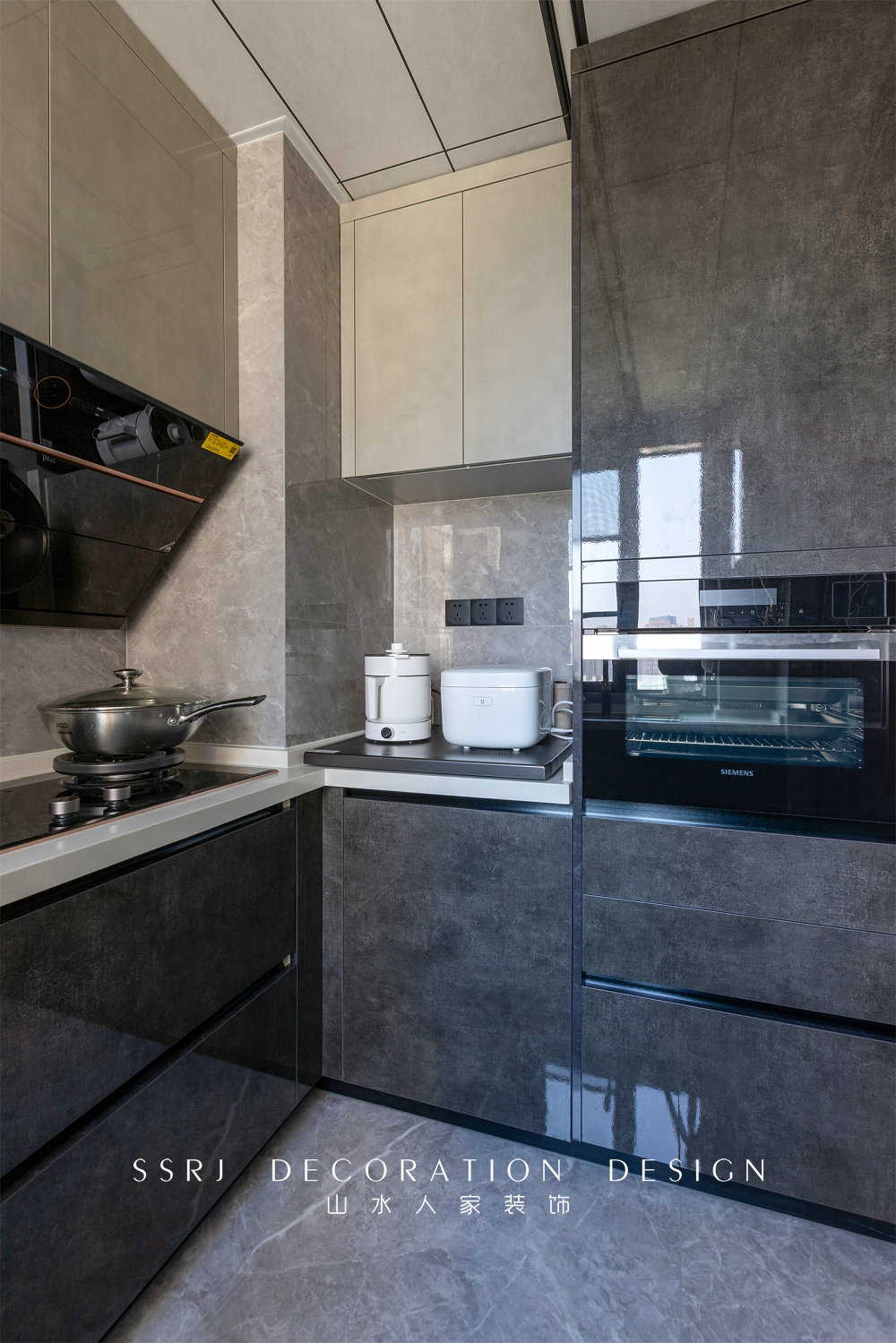 中建鉑公館現代風格實景裝修效果圖