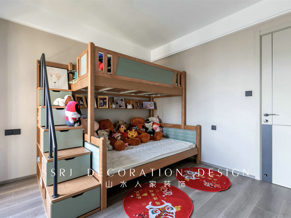 中建鉑公館現代風格實景裝修效果圖