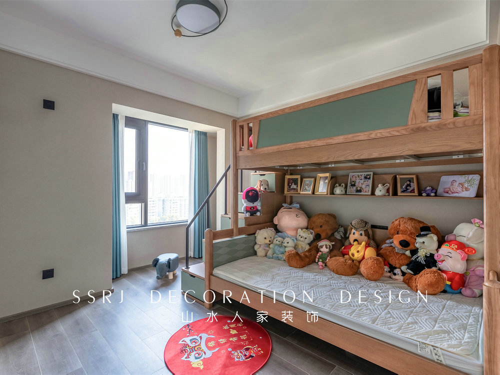 中建鉑公館現代風格實景裝修效果圖