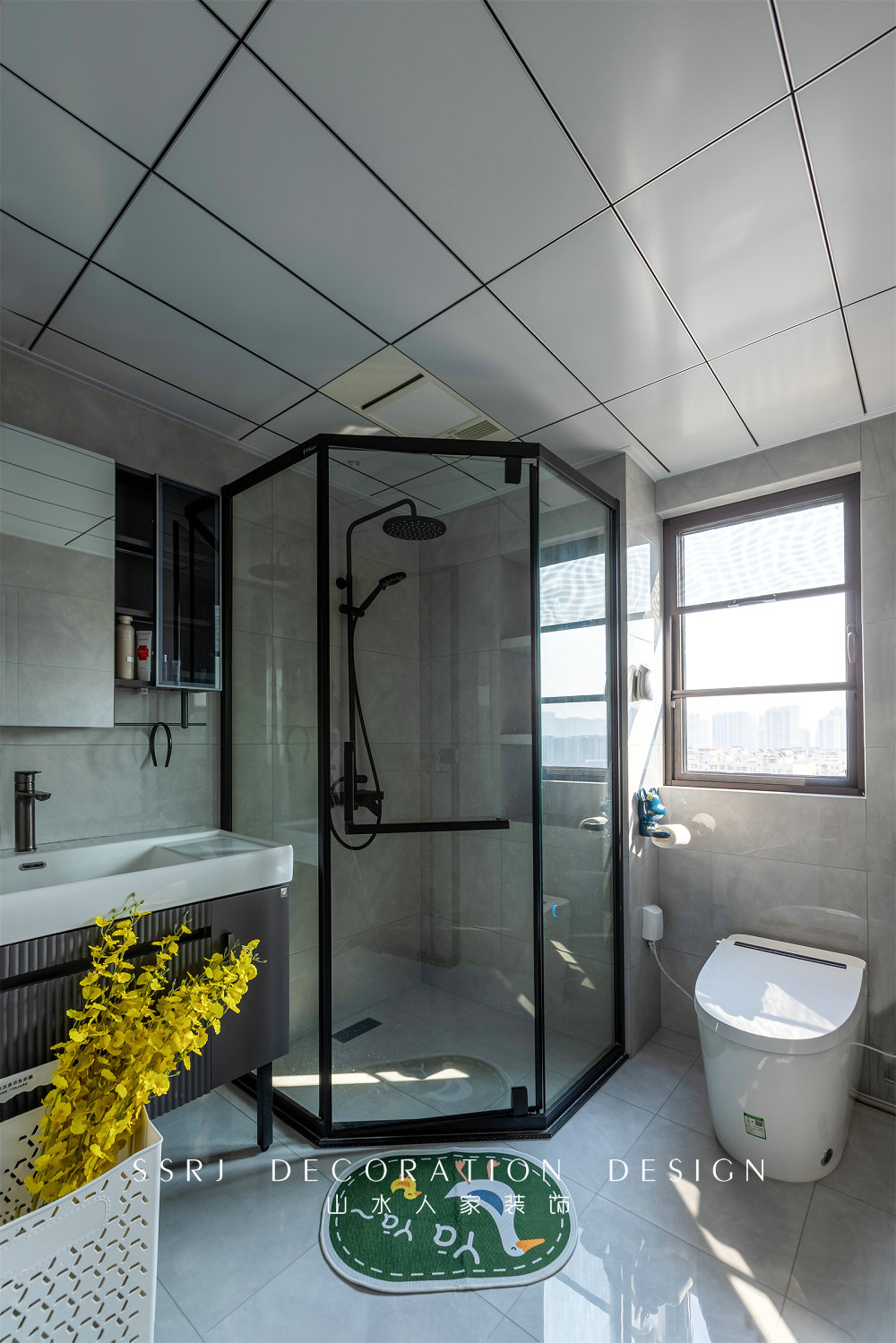 中建鉑公館現代風格實景裝修效果圖