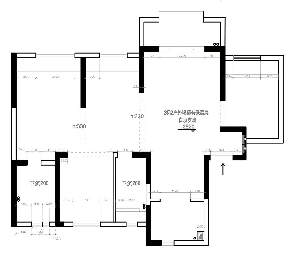 正榮紫闕臺現代風格實景裝修效果圖