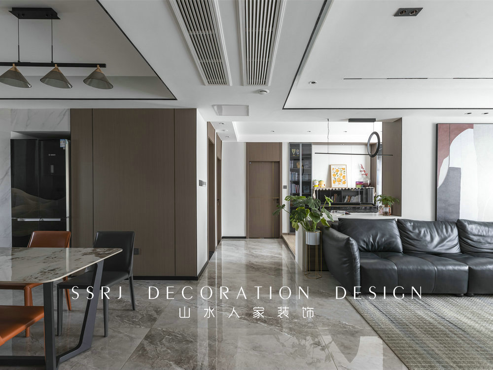 正榮紫闕臺現代風格實景裝修效果圖