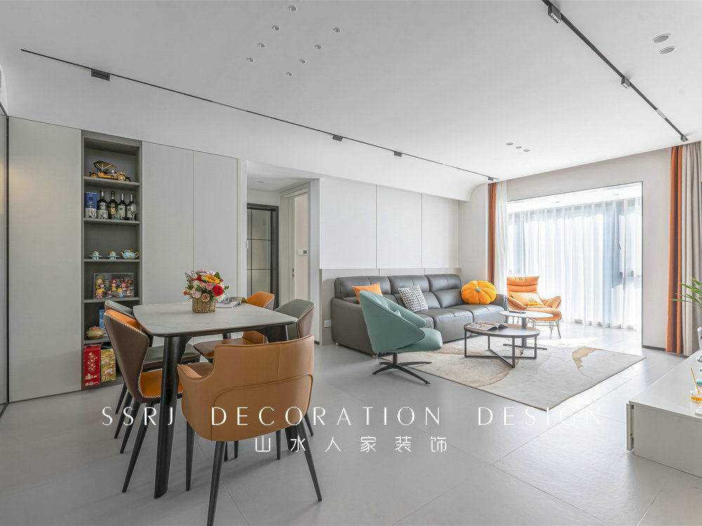 中建星光城現代風格裝修效果圖