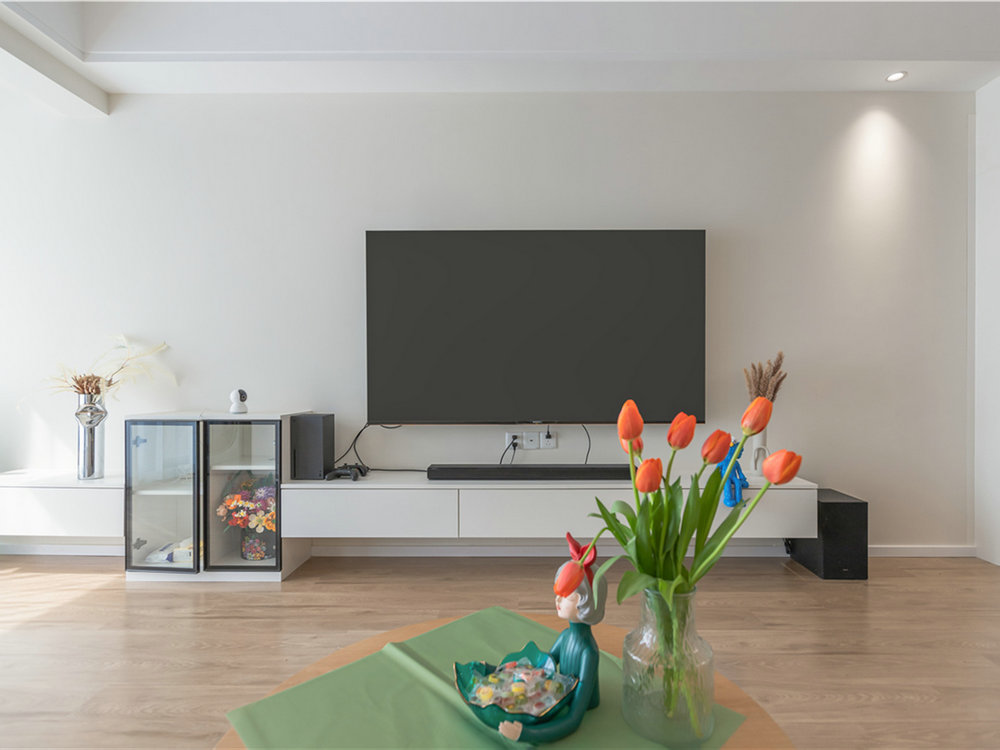 中建鉑公館現代簡約風格裝修效果圖