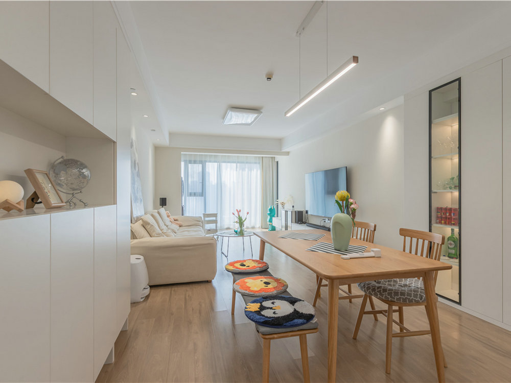 中建鉑公館現代簡約風格裝修效果圖