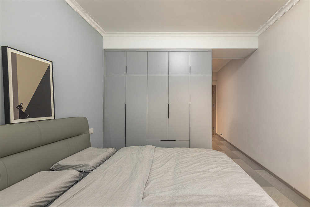 中建鉑公館105平現代簡約風格裝修效果圖