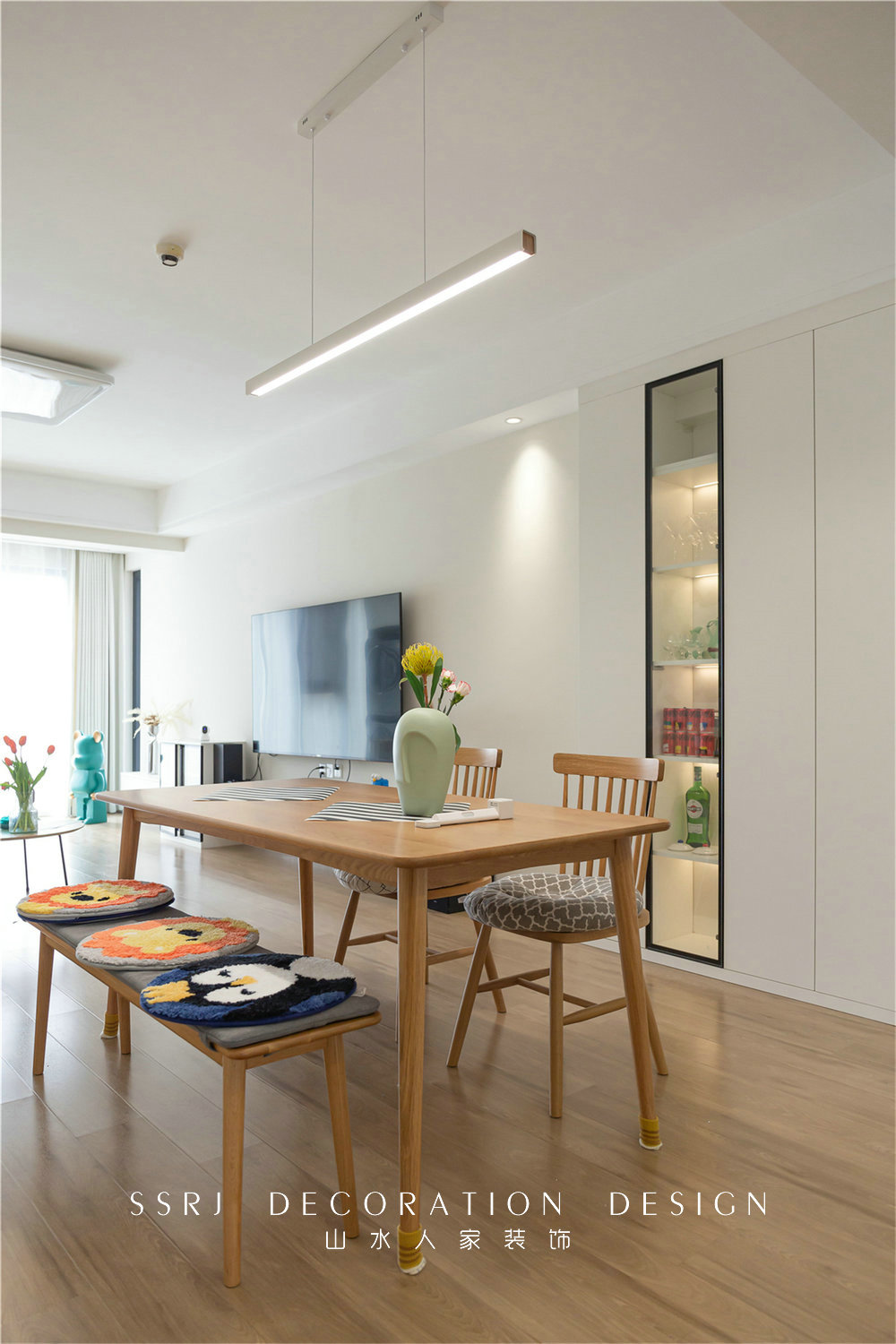 中建鉑公館128平現代簡約風格裝修效果圖