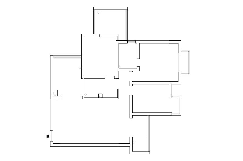 新長江廣場現代風格裝修效果圖