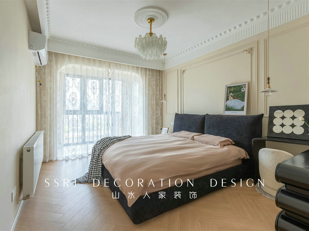 康橋小區法式奶油風格裝修效果圖