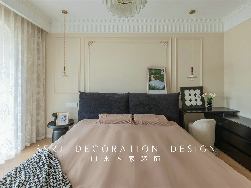 康橋小區法式奶油風格裝修效果圖