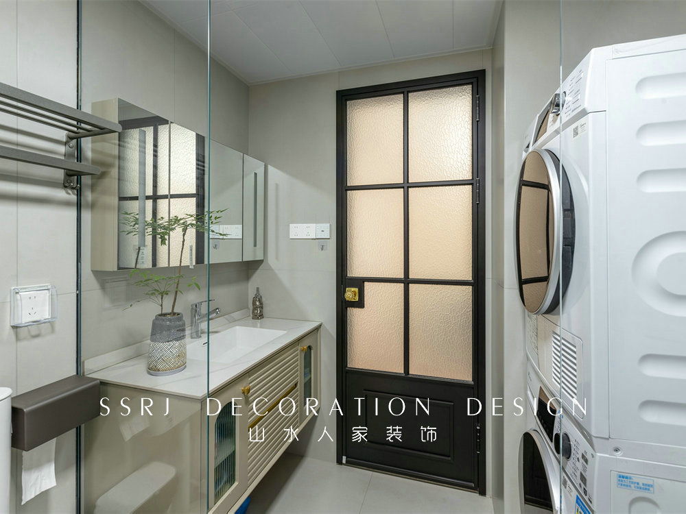 康橋小區法式奶油風格裝修效果圖