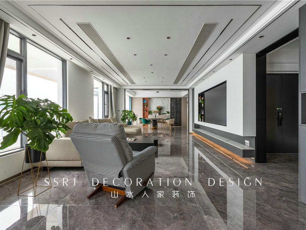 紐賓凱國際社區錦城現代風格裝修效果圖