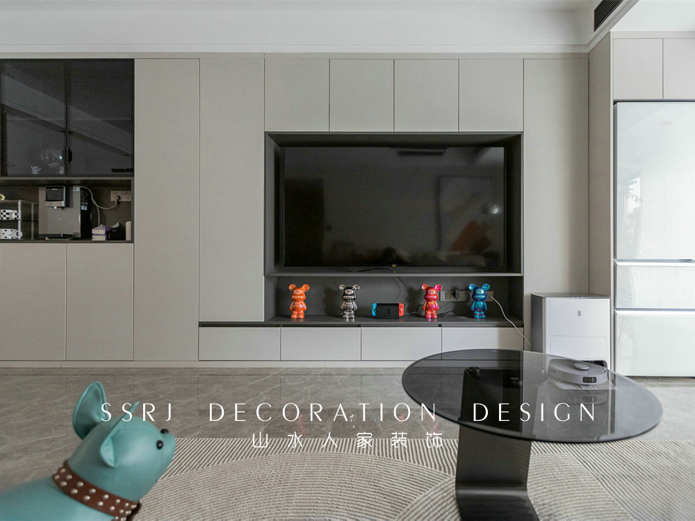 中建鉑公館110平現代風格裝修效果圖