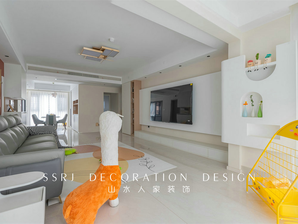 中建鉑公館159平現代簡約風格裝修效果圖