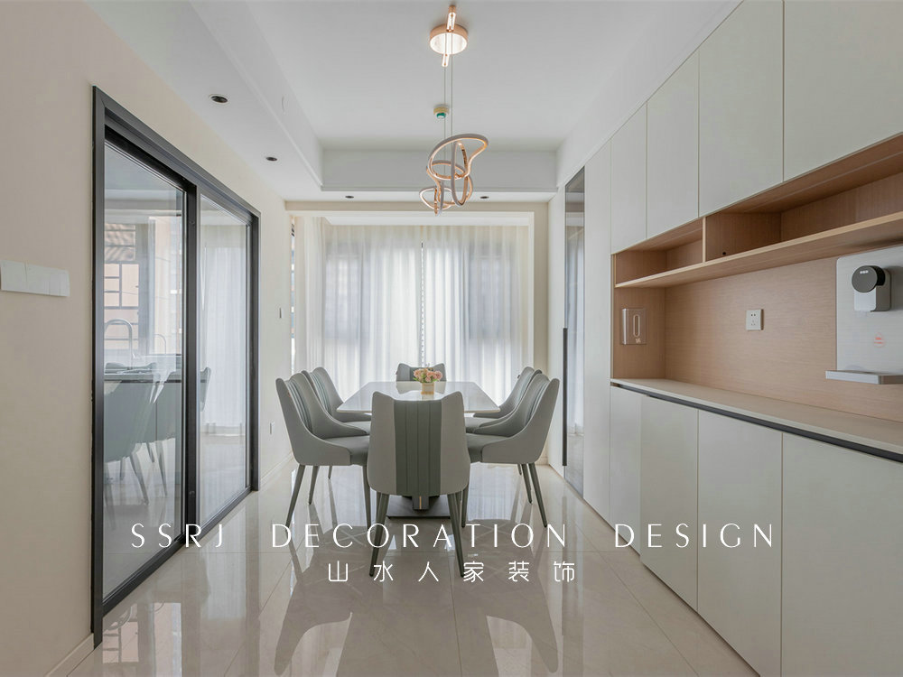 中建鉑公館159平現代簡約風格裝修效果圖