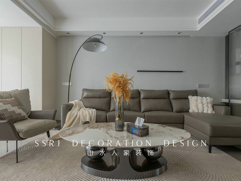 聯投花山郡現代簡約風格裝修效果圖