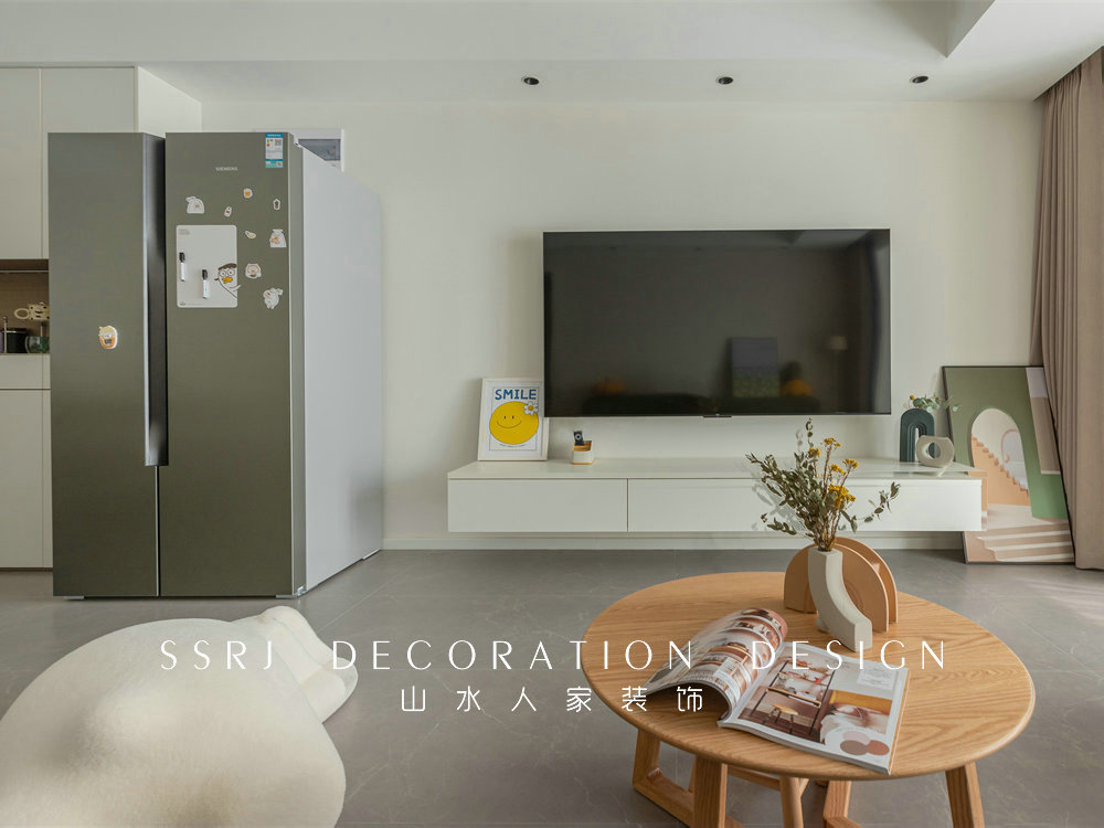 中建鉑公館110平簡約風格裝修效果圖