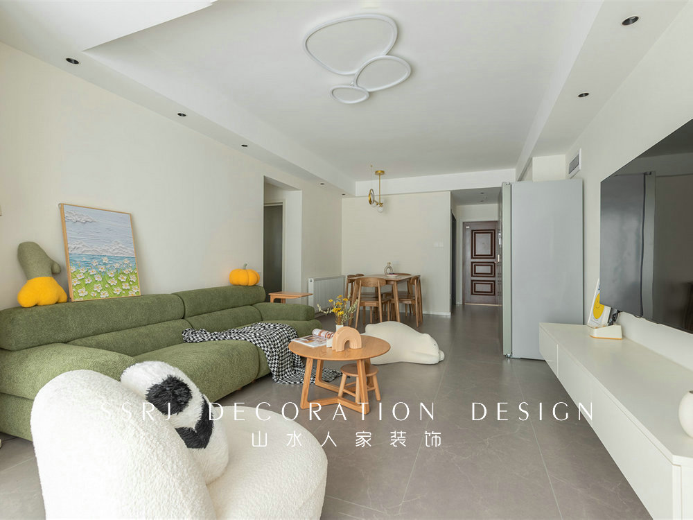 中建鉑公館110平簡約風格裝修效果圖