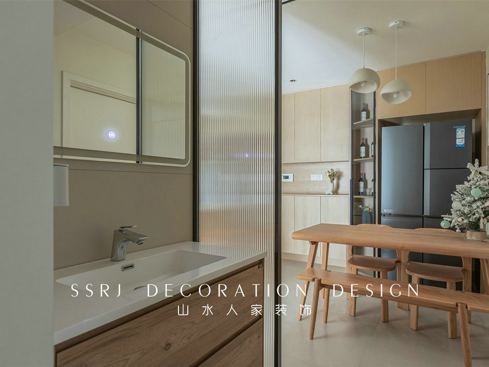 東湖城原木奶油風格裝修效果圖