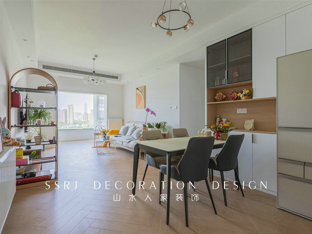 東湖城簡約奶油風格裝修效果圖