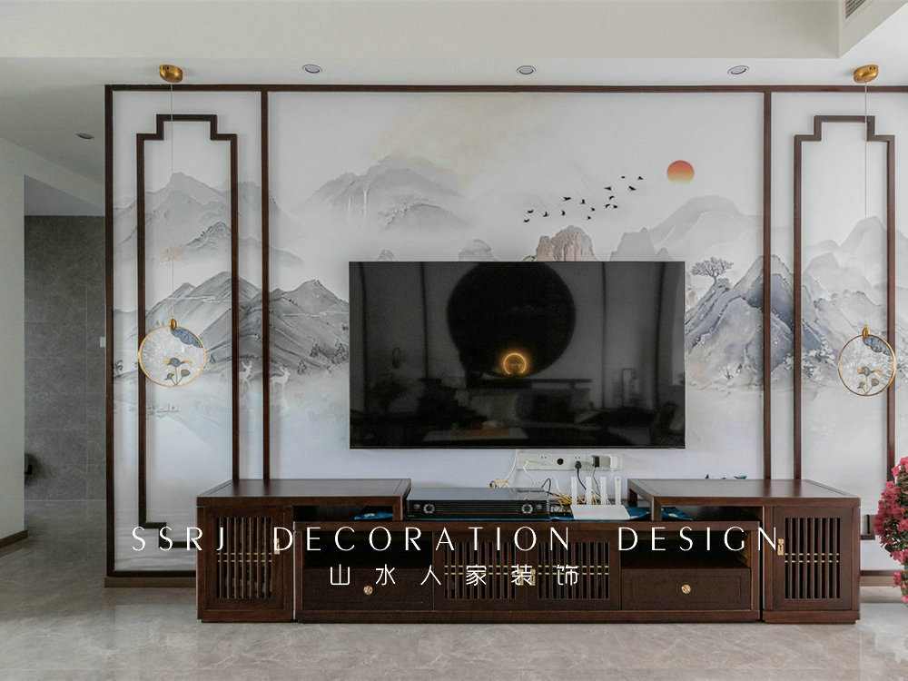 聯投光谷瑞園160平中式風格裝修效果圖