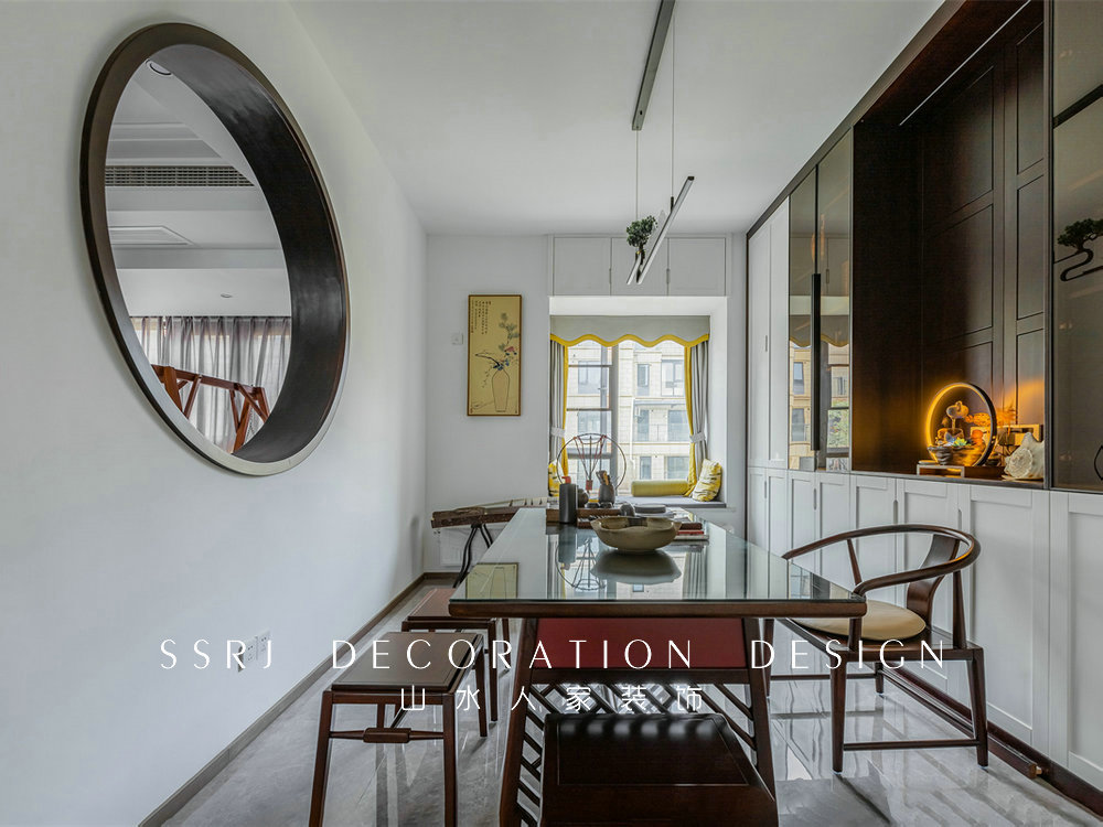 聯投光谷瑞園160平中式風格裝修效果圖