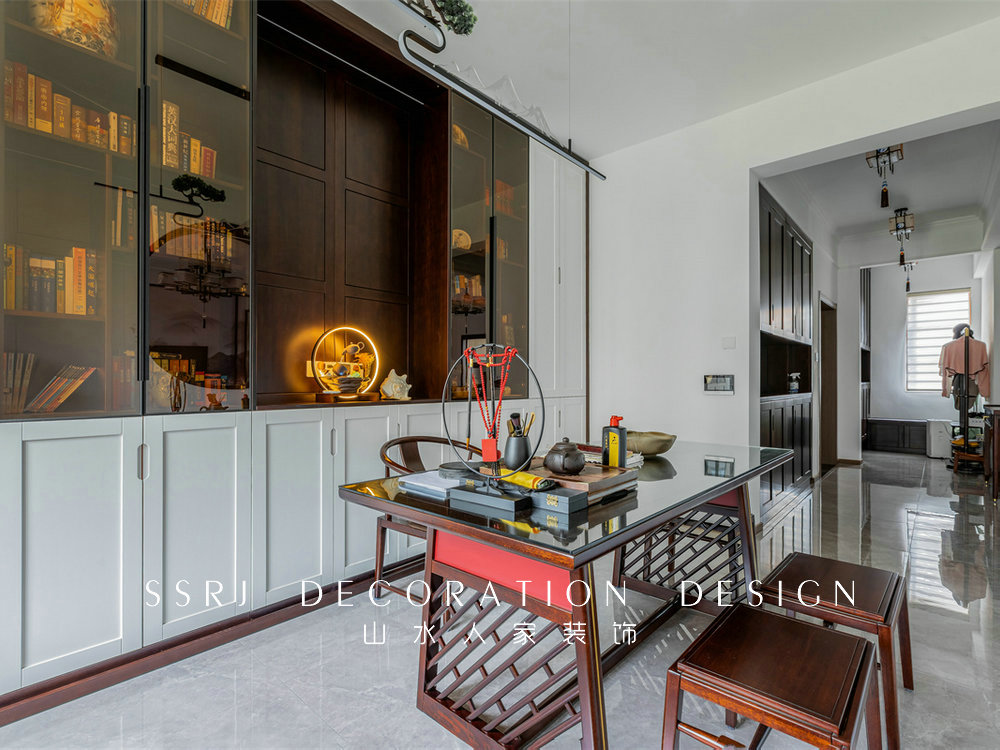 聯投光谷瑞園160平中式風格裝修效果圖