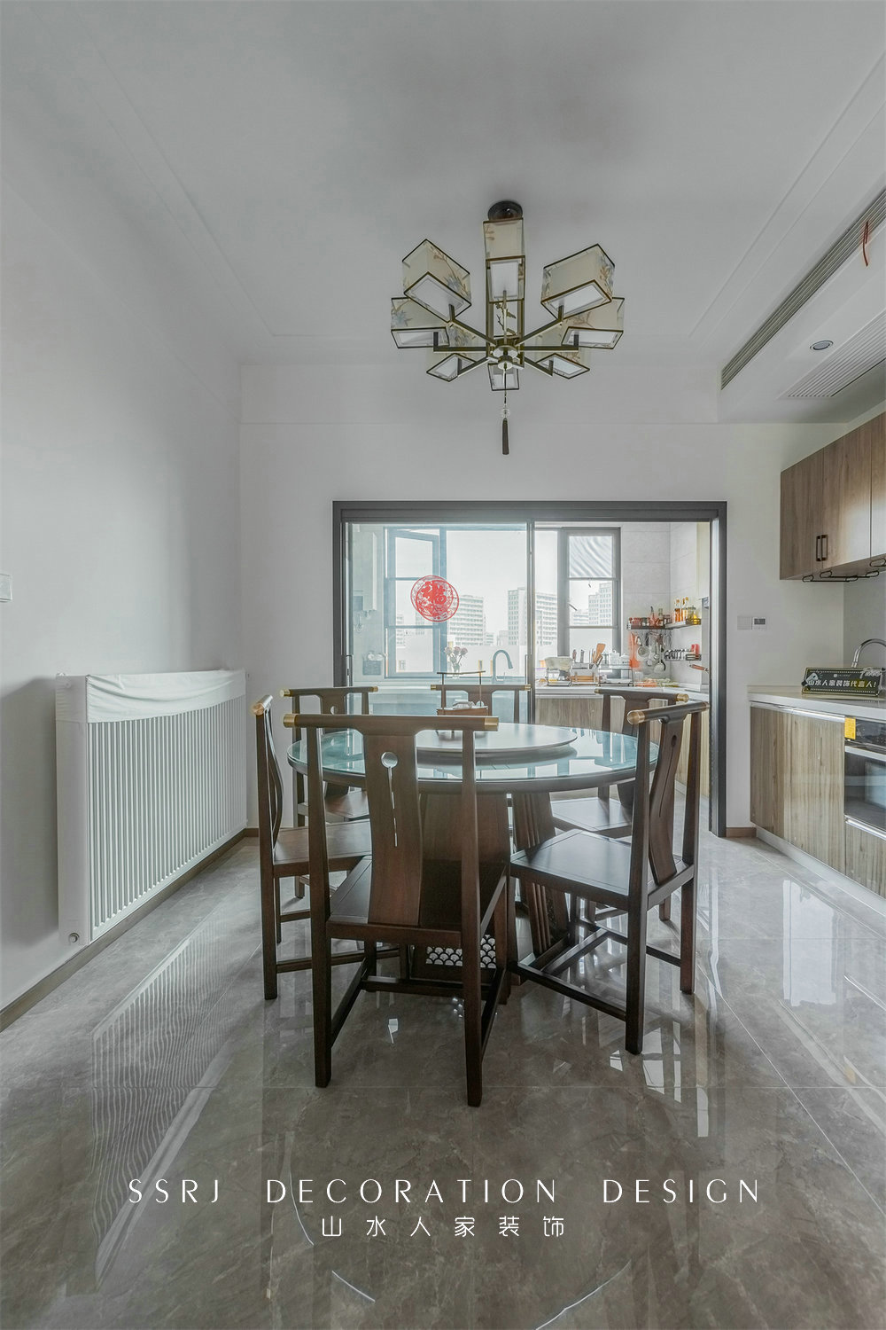 聯投光谷瑞園160平中式風格裝修效果圖