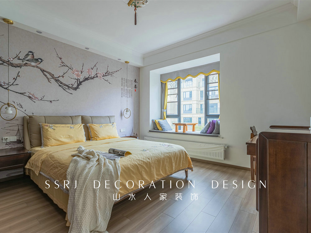 聯投光谷瑞園160平中式風格裝修效果圖