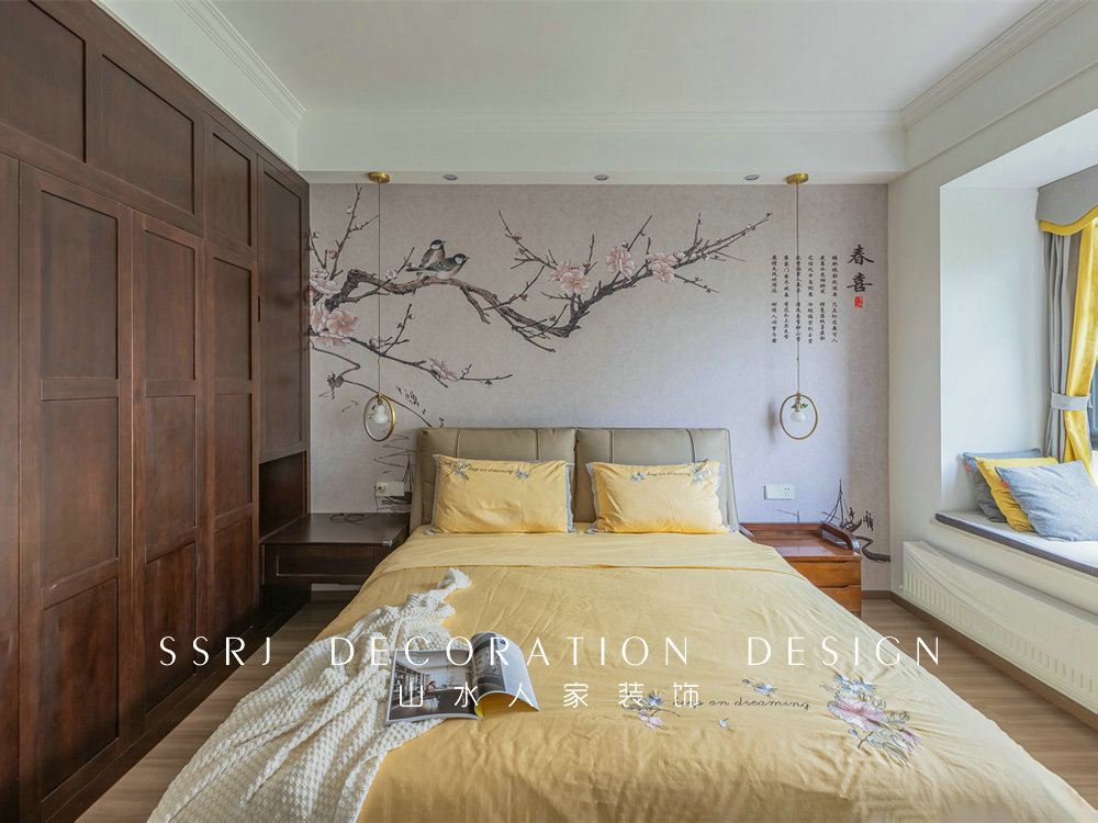 聯投光谷瑞園160平中式風格裝修效果圖