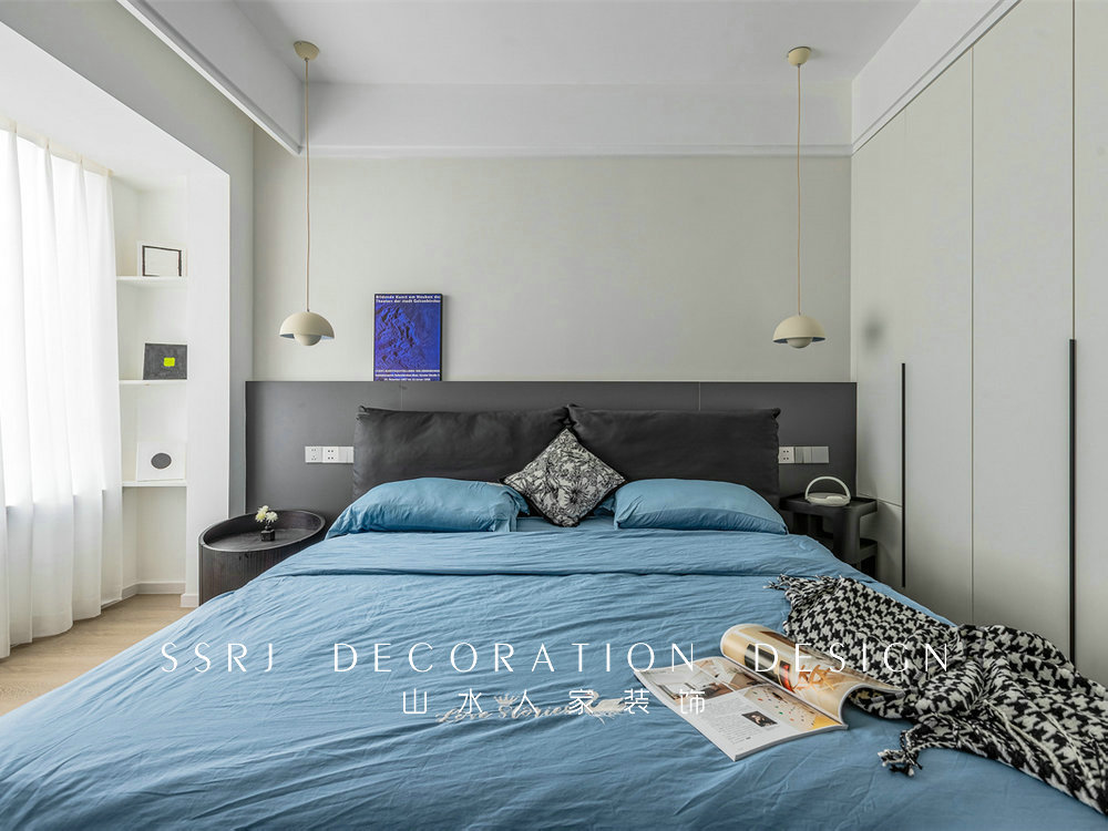 中建鉑公館126平極簡風格裝修效果圖