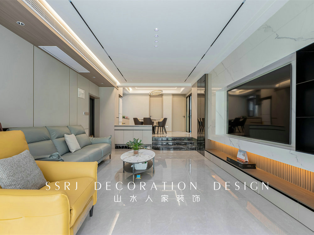 濱江苑140平現代風格裝修效果圖