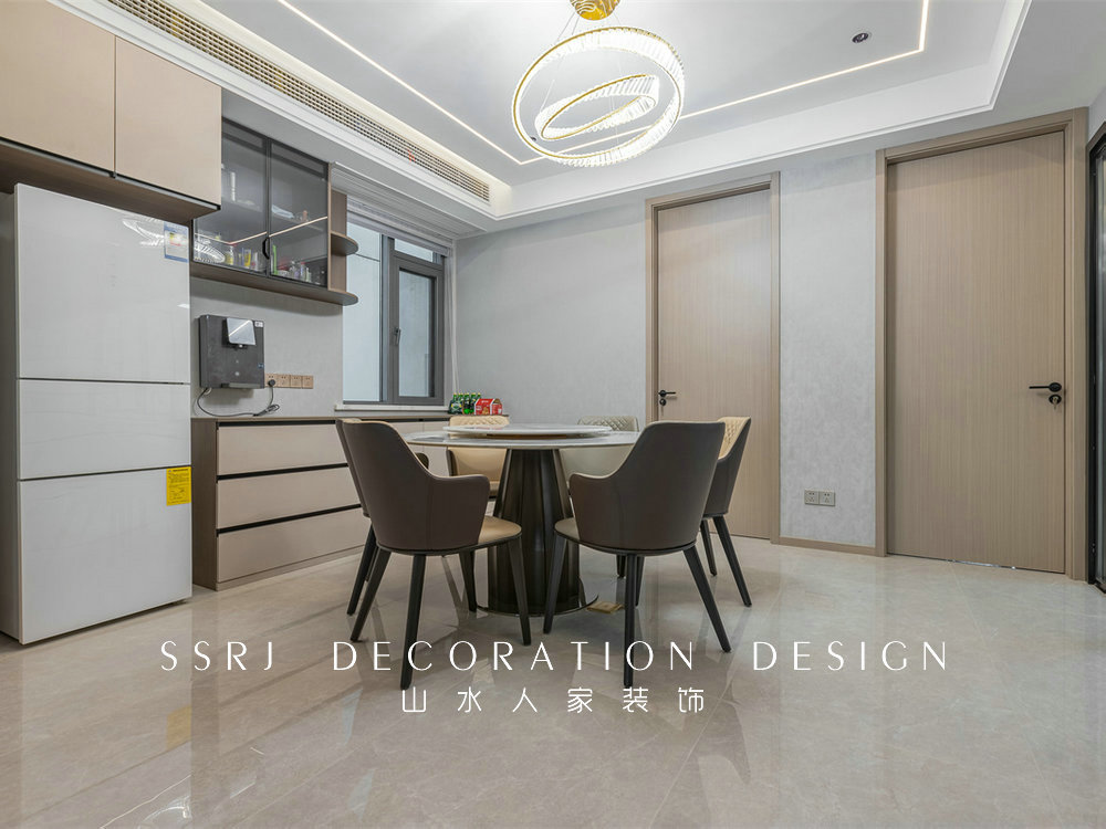 濱江苑140平現代風格裝修效果圖