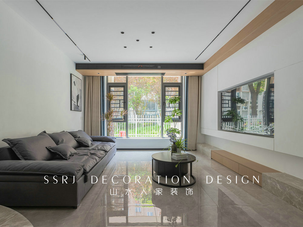 琴臺穎園124平現代風格裝修效果圖